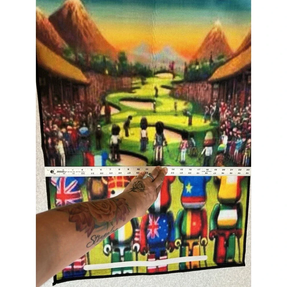 Custom Bearbrick Golf Non-Slip Floor Mat Carpet Rug‎ New!